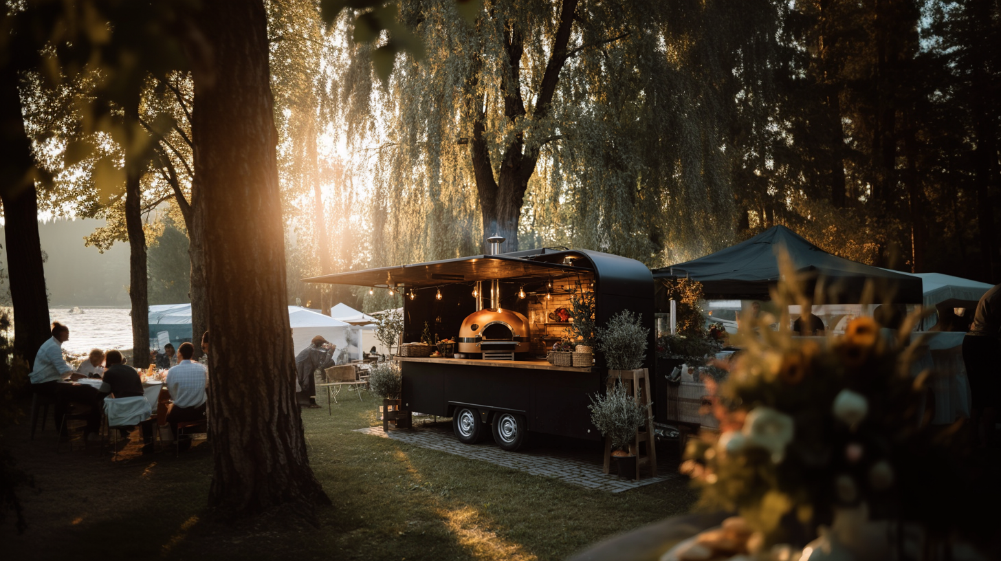 Dining table in a room